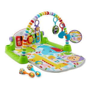 Fisher Price Deluxe Pataditas Piano Gimnasio Musical Bebe Color Verde