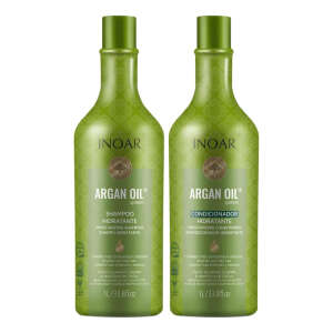 Champú Y Acondicionador De Aceite De Argán Inoar 1l