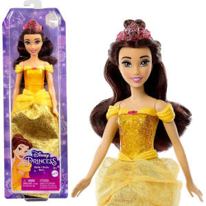 Mattel Disney Princesa Bella - Muñeca Ojos Marrones Y Tiara