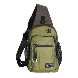 Vanlison Mochila Bandolera Para Hombre Y Mujer Color Verde Musgo Diseño De La Tela N/a