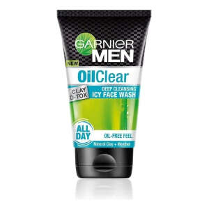 Garnier Men - Lavado Facial Transparente Con Aceite 3.53 Oz Tipo De Piel Todo Tipo De Piel