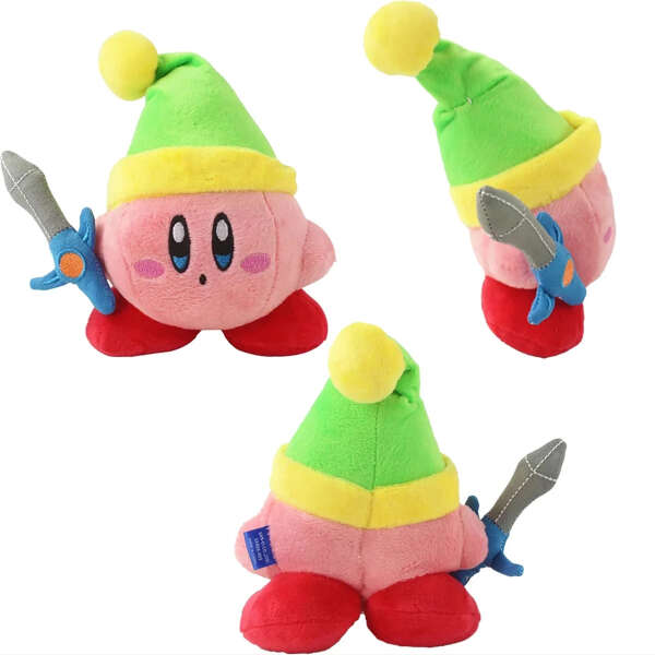 Takara Tomy - Peluche Kirby, Espada, 19 Cm, 1 Und Color Rosa - Image 5