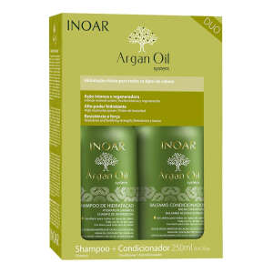 Champú Y Acondicionador De Aceite De Argán Inoar 250ml