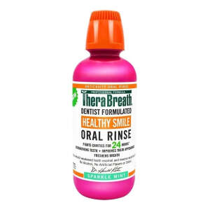 Therabreath Healthy Smile Oral Rinse Sparkle Mint 16oz.