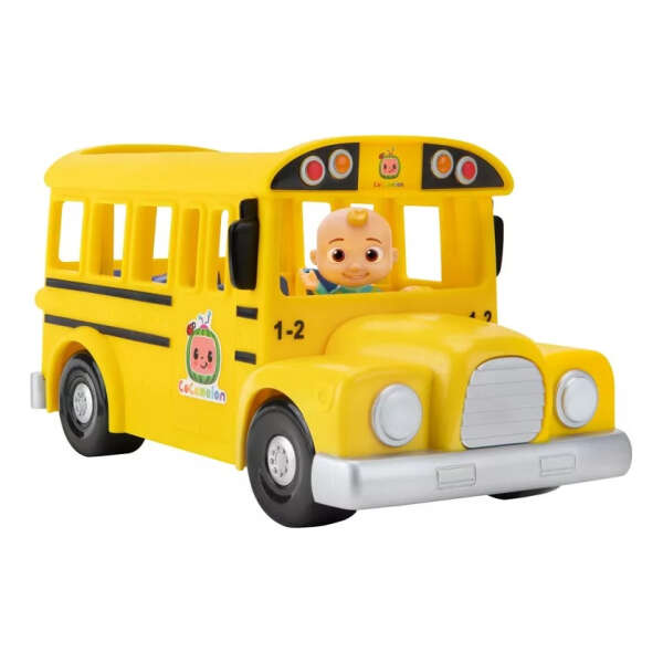 Cocomelon, Autobús Escolar Con Figura Jj Y Sonidos Color Amarillo - Image 3