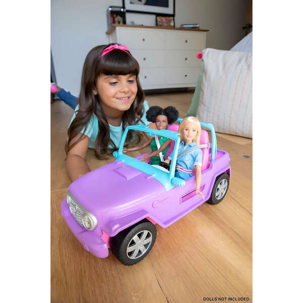 Barbie - Carrito Todo Terreno, Morado Con Asientos Color Violeta - Image 3