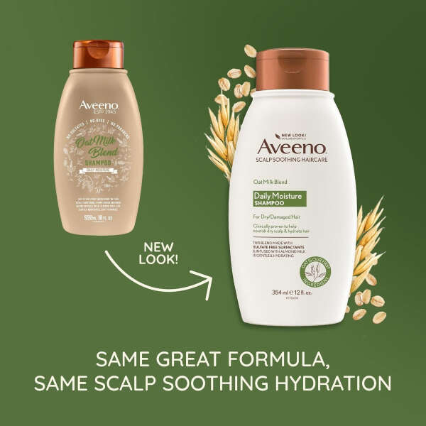 Aveeno Champú Hidratante De Leche De Avena Para Cabello Seco - Image 3