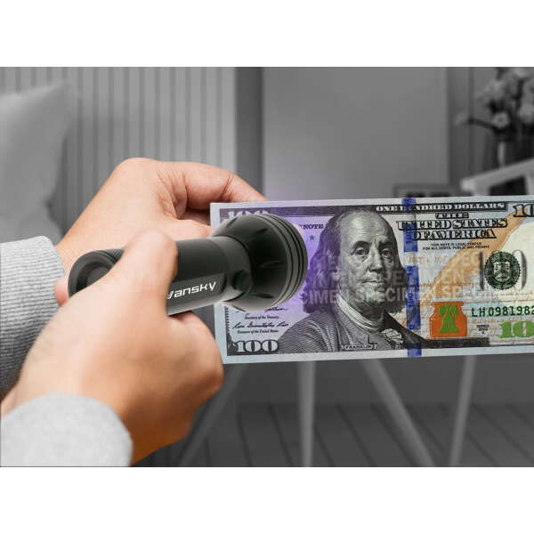 Linterna Luz Negra Uv Para Detección Orina Mascotas Vansky Color De La Linterna Negro - Image 4