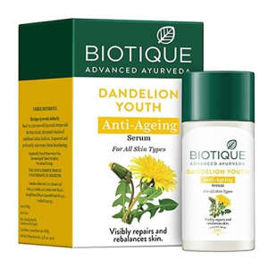 Biotique Sérum Antiedad De Diente De León Momento De Aplicación Día/noche Tipo De Piel Todo Tipo De Piel