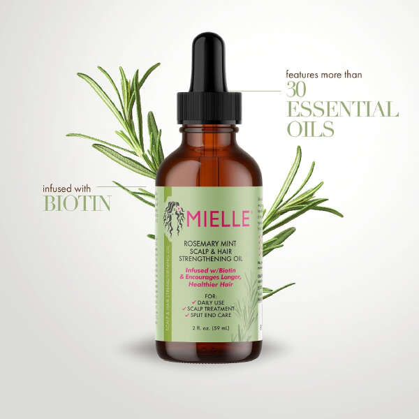 Mielle Organics Fortalecedor Cabello Con Biotina Y Romero - Image 3