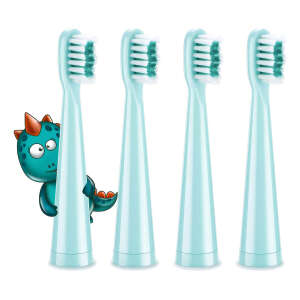 Vekkia 4-pack De Repuesto Cabezas De Cepillo De Dientes Color Azul Claro