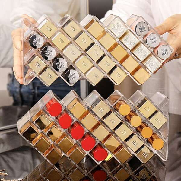 Organizador De Lápiz Labial Transparente Acrilico 28 Tasybox - Image 5