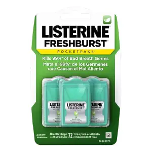 Listerine Freshburst Pocketpaks Tiras De Aliento 24und Pack3